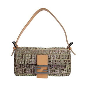 Fendi Zucchino Sequin Bucket Bag Shoulder